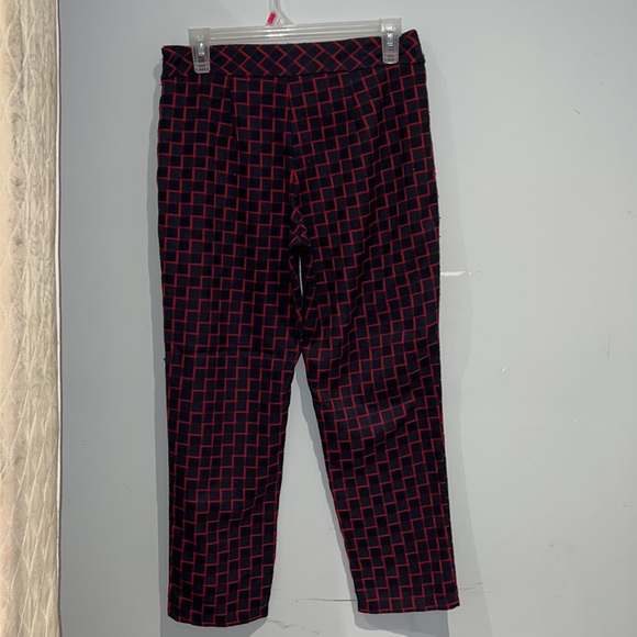 Do&be navy blue and red dress pants. US 6. - Picture 3 of 7